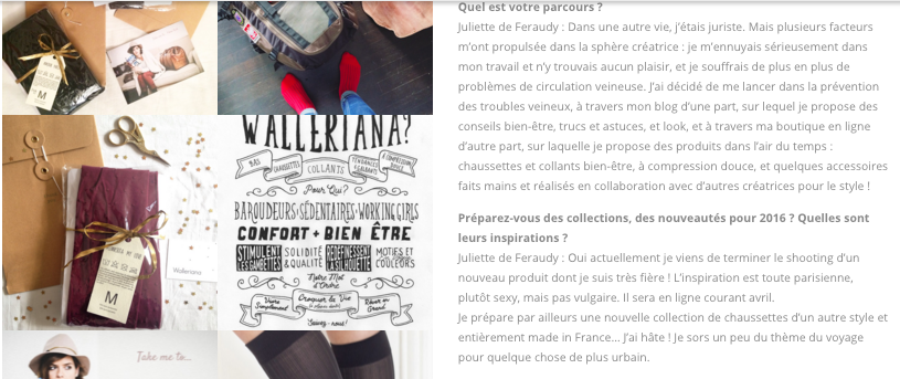 Iki magazine, le mag de la Boutique Ephémère, parle de Walleriana